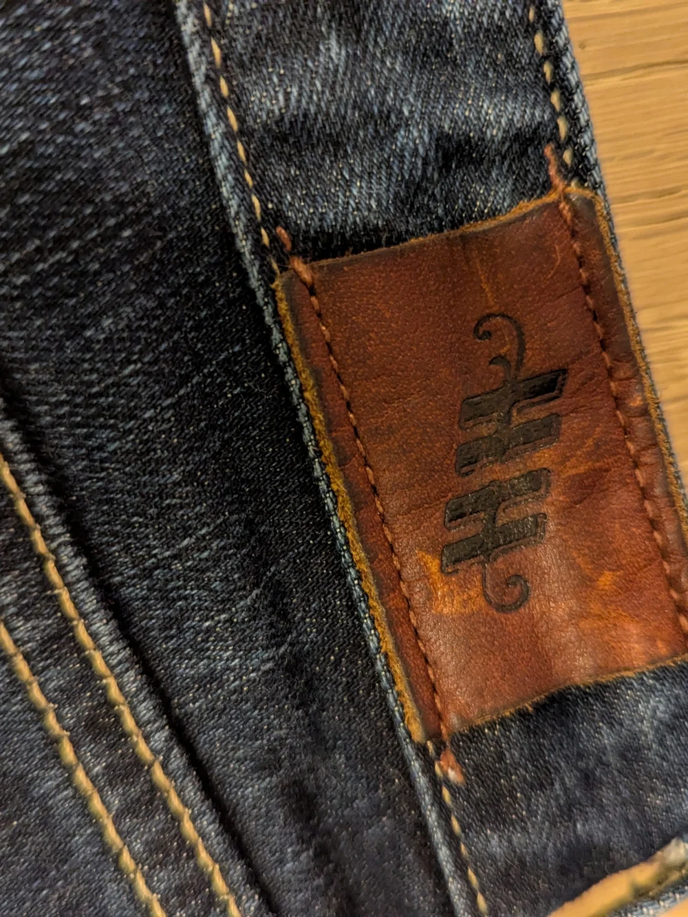 HOLDING HORSES Dark Blue Denim Jean Shorts - Picture 4 of 6